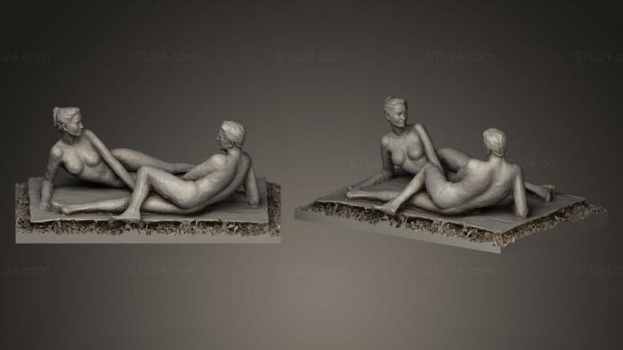 Statues antique and historical (Couple allong, STKA_0782) 3D models for cnc